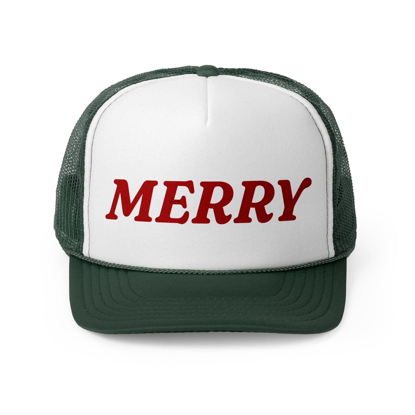 Merry (Christmas) Vintage Style Unisex Trucker Cap