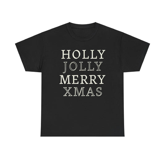 Holly Jolly Merry Christmas Unisex Christmas T-shirt