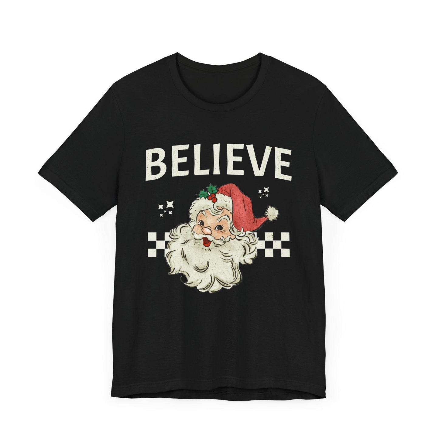 Believe & Santa Unisex Christmas T-shirt